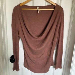 Anthropologie Cowl Neck Shirt